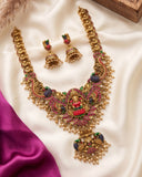Exclusive Gold Finish Antique Lakshmi Motif Temple Haram JH8353