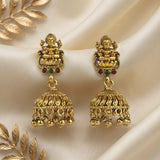 Beautiful Gold Plated With AD Stone Premium Earrings JH8371