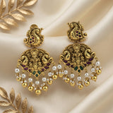 Beautiful Gold Plated With AD Stone Premium Earrings JH8375