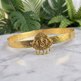 Classic Lakshmi Nakash Hip Belt Antique Gold Temple Vaddanam JH8396