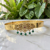 Traditional Gold Plated With Temple Motif Kids Hip Belt JH8427