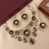 Designer Premium Kundan Necklace Set JH8430