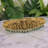 Divine Lakshmi Temple Hip Belt Antique Gold Bridal Vaddanam JH8498