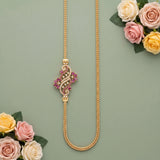 Elegant Traditional Mugappu Long Chain Micro Gold Plated JH8514