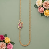 Elegant Traditional Mugappu Long Chain Micro Gold Plated JH8516