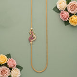 Elegant Traditional Mugappu Long Chain Micro Gold Plated JH8521