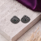 Oxidised Black Metal  Ear Stud Traditional and Trendy Design JH8619