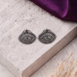 Oxidised Black Metal  Ear Stud Traditional and Trendy Design JH8619