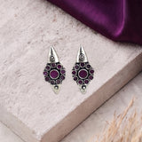 Oxidised Black Metal  Ear Stud Traditional and Trendy Design JH8620