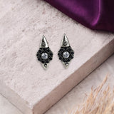 Oxidised Black Metal  Ear Stud Traditional and Trendy Design JH8620