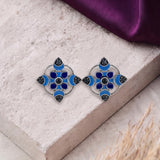Oxidised Black Metal  Ear Stud Traditional and Trendy Design JH8624