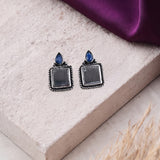 Oxidised Black Metal  Ear Stud Traditional and Trendy Design JH8625