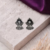 Oxidised Black Metal  Ear Stud Traditional and Trendy Design JH8626