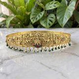 Exquisite Gold Plated Traditional Temple Hip Belt Vaddanam-Oddiyanam JH8627