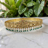 Exquisite Gold Plated Traditional Temple Hip Belt Vaddanam-Oddiyanam JH8629