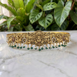 Exquisite Gold Plated Traditional Temple Hip Belt Vaddanam-Oddiyanam JH8634