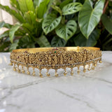 Exquisite Gold Plated Traditional Temple Hip Belt Vaddanam-Oddiyanam JH8637