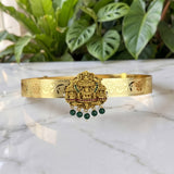 Traditional Gold Plated With Temple Motif Kids Hip Belt JH8687