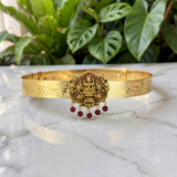 Traditional Gold Plated With Temple Motif Kids Hip Belt JH8688