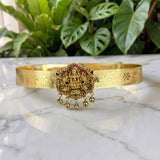 Traditional Gold Plated With Temple Motif Kids Hip Belt JH8688