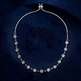 Trendy Crystal Necklace for Teenage Girls JH8700
