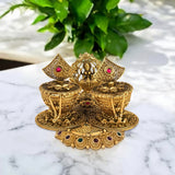 Traditional And Elegant Brass Kumkum Box JH8704