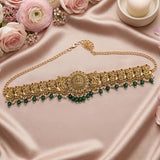 Royal Temple Design Ottiyanam In  Antique Finish Hip Chain JH8729
