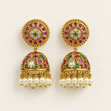 Trendy Gold Finish Premium Quality Earrings Jhumka JH8785