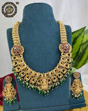 Laxmi Gold Plated Long Haram with Earrings JH900
