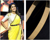 Plain Waist Belt (Kamarband) in Gold Plating, Hip Chain Belt For Special Occasions