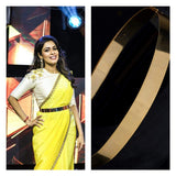 Plain Waist Belt (Kamarband) in Gold Plating, Hip Chain Belt For Special Occasions