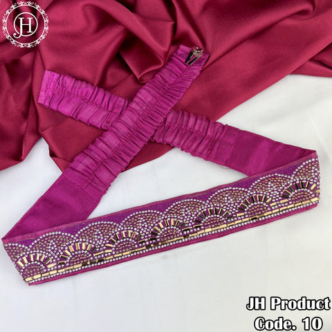 Beautiful Embroiderd Traditional Vadanam Hip Belt JH3846
