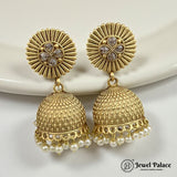 Latest Gold Plated Antique Earrings  JH3370