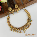 Exclusive Rajwadi Gold Plated Necklace With Earrings JH6945