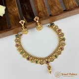 Exclusive Rajwadi Gold Plated Necklace With Earrings JH6956