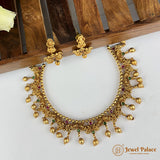 Exclusive Rajwadi Gold Plated Necklace With Earrings JH6958
