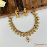 Exclusive Rajwadi Gold Plated Necklace With Earrings JH6960