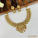 Exclusive Rajwadi Gold Plated Necklace With Earrings JH6962