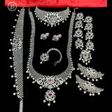 Premium Ad Stone Traditional Bridal Set Jewelry
