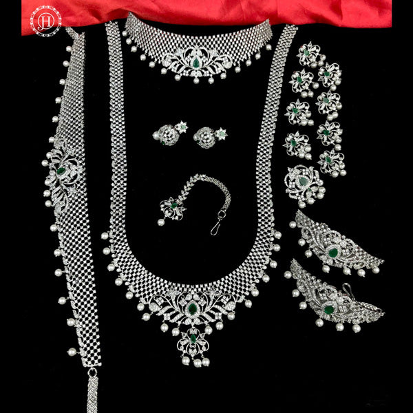 Premium Ad Stone Traditional Bridal Set Jewelry – Jewel Palace
