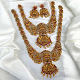 Exclusive Gold Finish Combo Necklace Set JH051