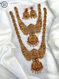 Exclusive Gold Finish Combo Necklace Set JH051