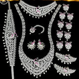 Ad Premium Quality Indian Bridal Jewellery Set JH756