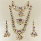 Silver Plated Indian Wedding Bridal Jewellery Set