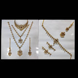 Full Bridal Wedding Jewelry Set For Indian Bride, Wedding Jewelry Set Of 10 Items - www.jewelpalace.in