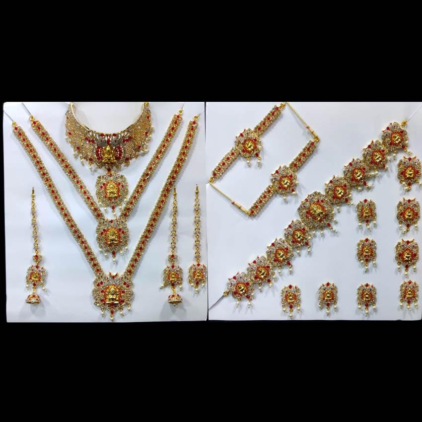 Gold set for sales wedding with price