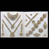 Full Bridal Wedding Jewelry Set For Indian Bride, Wedding Jewelry Set Of 10 Items - www.jewelpalace.in