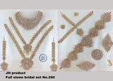 Full Bridal Wedding Jewelry Set For Indian Bride, Wedding Jewelry Set Of 14 Items - www.jewelpalace.in