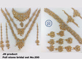 Full Bridal Wedding Jewelry Set For Indian Bride, Wedding Jewelry Set Of 18 Items - www.jewelpalace.in