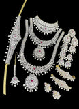 Premium AD Stone Bridal Jewellery Set JH1194